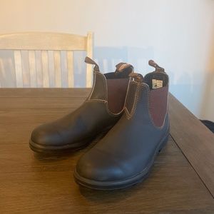 Blundstone 500 Stout Brown Chelsea boots size 9
